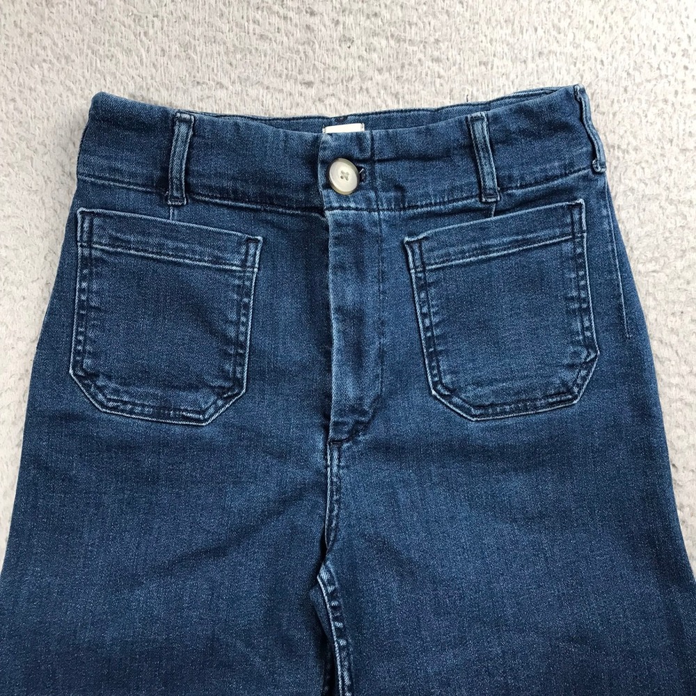 Maeve Dark Blue Wide-Leg Jeans - Picture 2 of 12